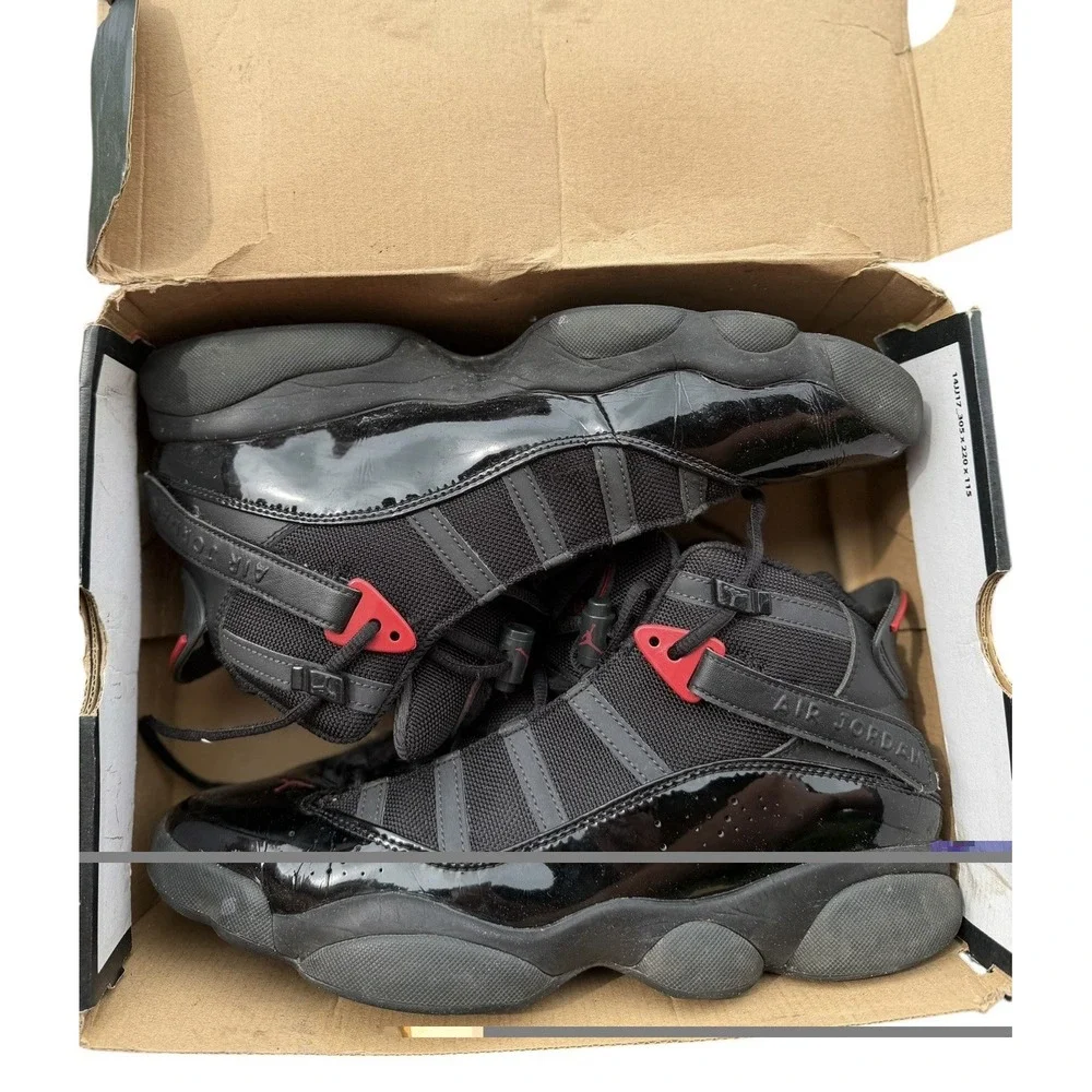 Nike Air Jordan 6 Rings LS Black Men's Size 10